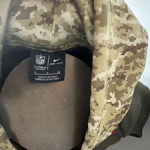 Nike On Field Apparel Salute To Soldiers Camo Arizona Cardinals Hoodie - Picture 3 of 5